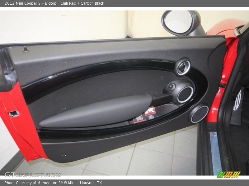 Chili Red / Carbon Black 2013 Mini Cooper S Hardtop