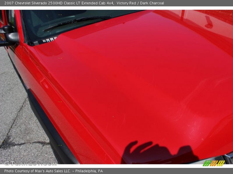 Victory Red / Dark Charcoal 2007 Chevrolet Silverado 2500HD Classic LT Extended Cab 4x4