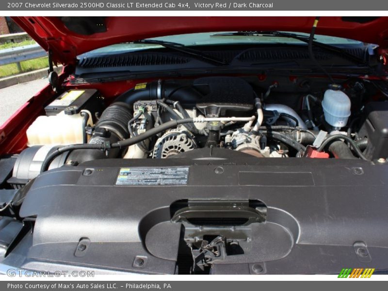 Victory Red / Dark Charcoal 2007 Chevrolet Silverado 2500HD Classic LT Extended Cab 4x4