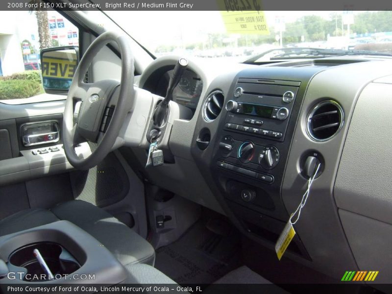 Bright Red / Medium Flint Grey 2008 Ford F150 XLT SuperCrew