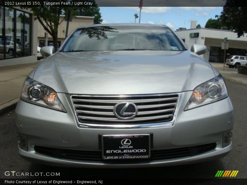 Tungsten Pearl / Light Gray 2012 Lexus ES 350