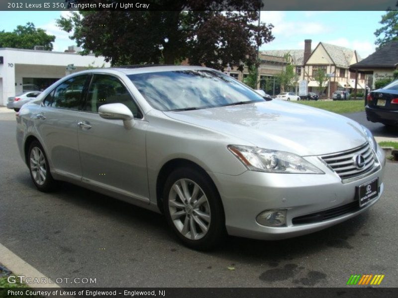 Tungsten Pearl / Light Gray 2012 Lexus ES 350