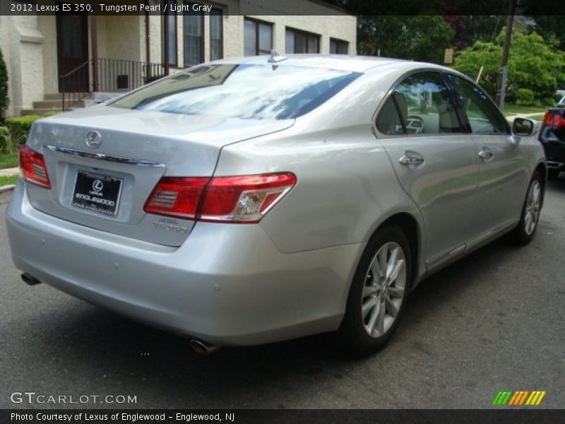Tungsten Pearl / Light Gray 2012 Lexus ES 350