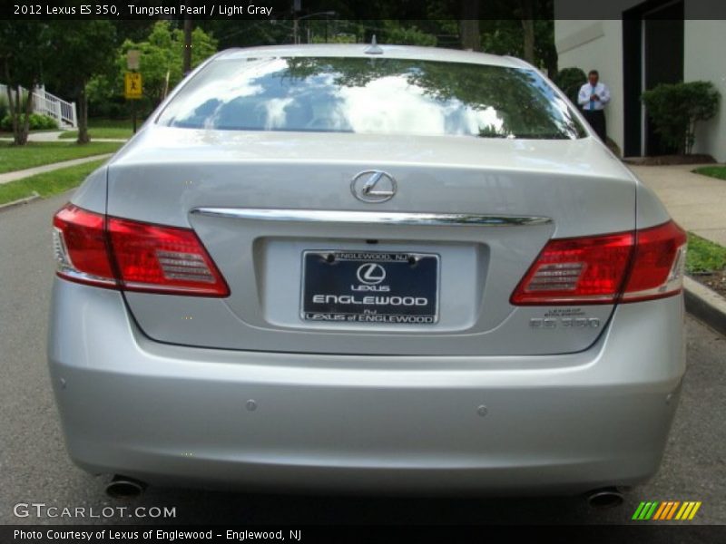 Tungsten Pearl / Light Gray 2012 Lexus ES 350