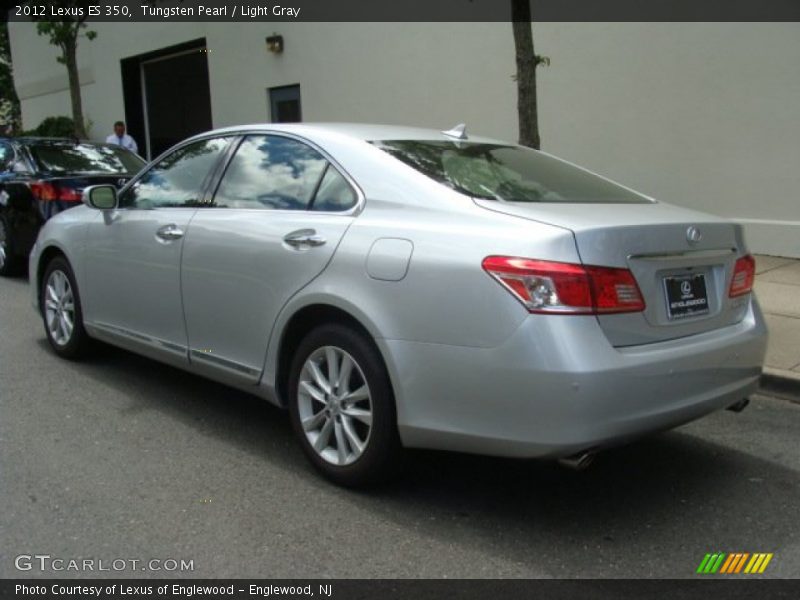 Tungsten Pearl / Light Gray 2012 Lexus ES 350