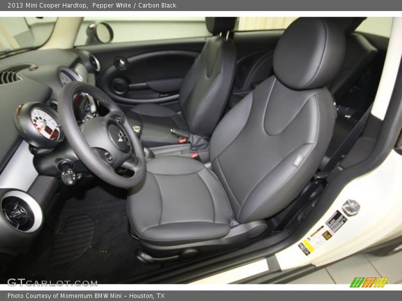 Pepper White / Carbon Black 2013 Mini Cooper Hardtop