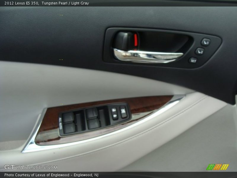 Tungsten Pearl / Light Gray 2012 Lexus ES 350