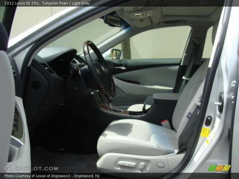 Tungsten Pearl / Light Gray 2012 Lexus ES 350