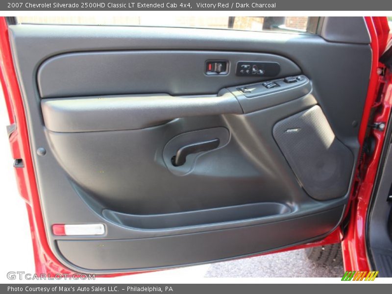 Victory Red / Dark Charcoal 2007 Chevrolet Silverado 2500HD Classic LT Extended Cab 4x4