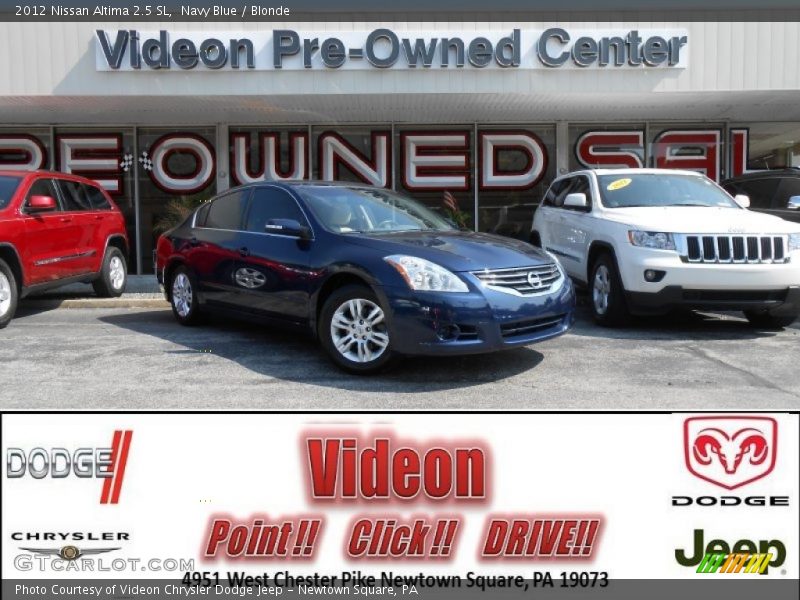Navy Blue / Blonde 2012 Nissan Altima 2.5 SL