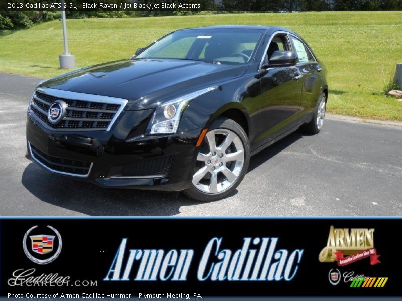 Black Raven / Jet Black/Jet Black Accents 2013 Cadillac ATS 2.5L