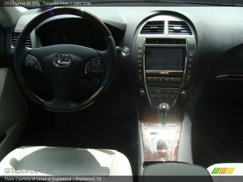 Tungsten Pearl / Light Gray 2012 Lexus ES 350