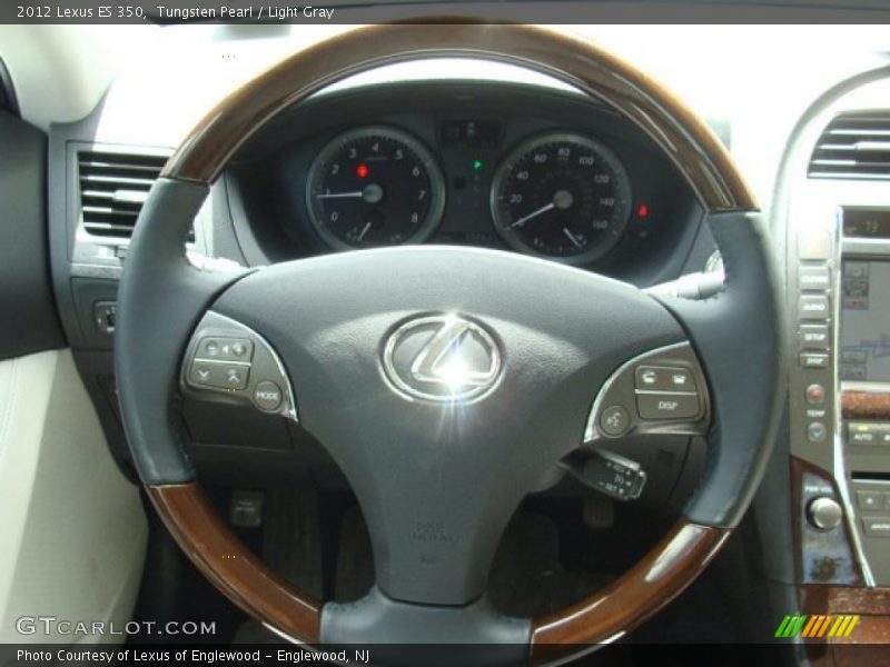 Tungsten Pearl / Light Gray 2012 Lexus ES 350