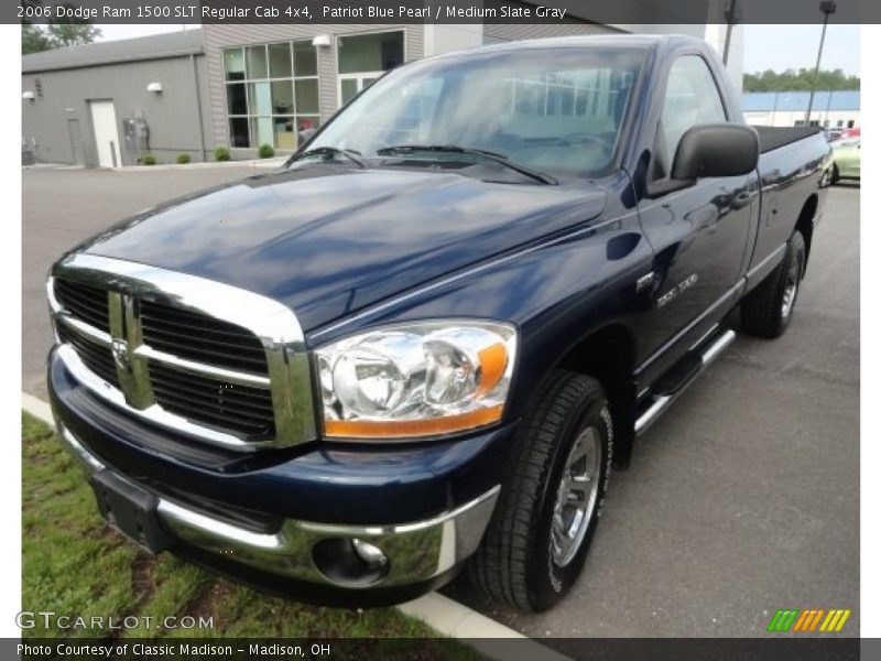 Patriot Blue Pearl / Medium Slate Gray 2006 Dodge Ram 1500 SLT Regular Cab 4x4