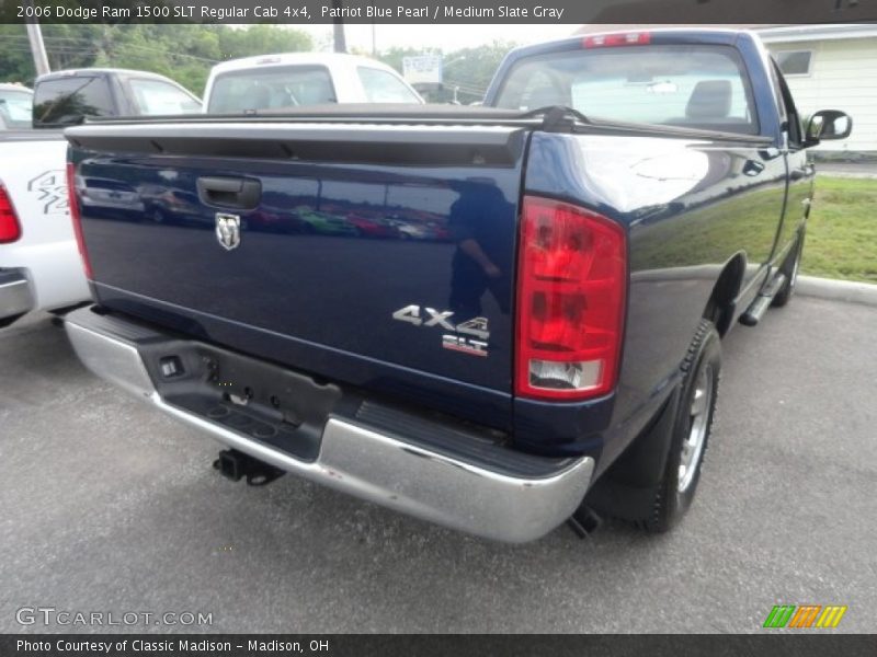 Patriot Blue Pearl / Medium Slate Gray 2006 Dodge Ram 1500 SLT Regular Cab 4x4