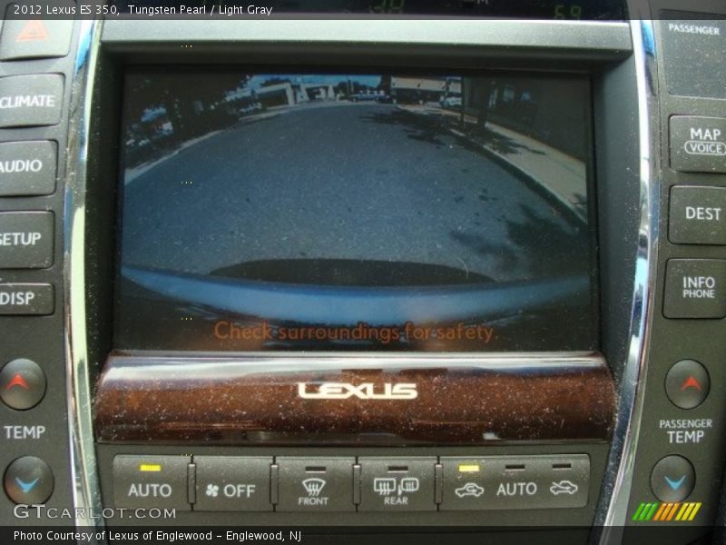 Tungsten Pearl / Light Gray 2012 Lexus ES 350