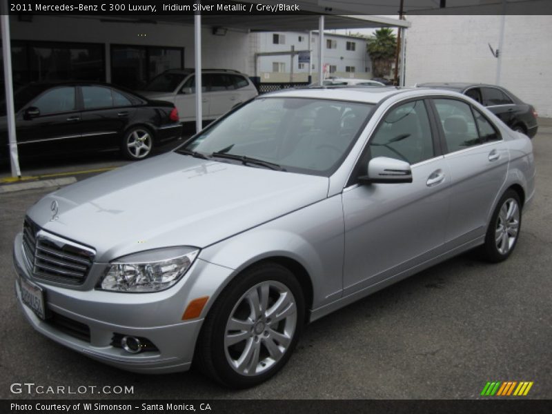 Iridium Silver Metallic / Grey/Black 2011 Mercedes-Benz C 300 Luxury