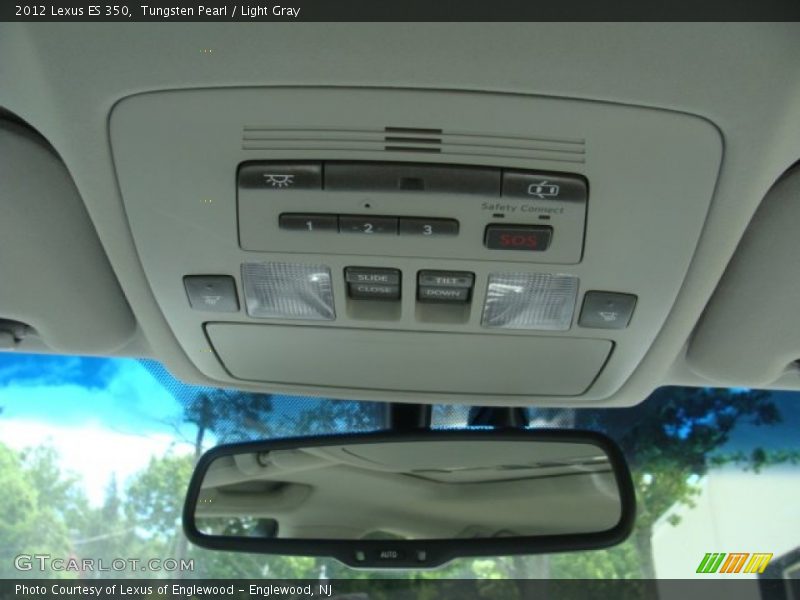 Tungsten Pearl / Light Gray 2012 Lexus ES 350