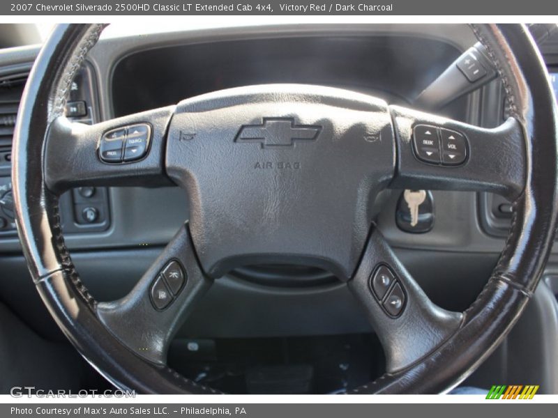 Victory Red / Dark Charcoal 2007 Chevrolet Silverado 2500HD Classic LT Extended Cab 4x4