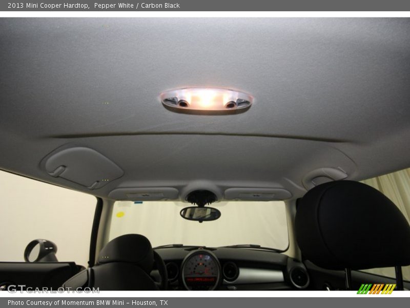 Pepper White / Carbon Black 2013 Mini Cooper Hardtop