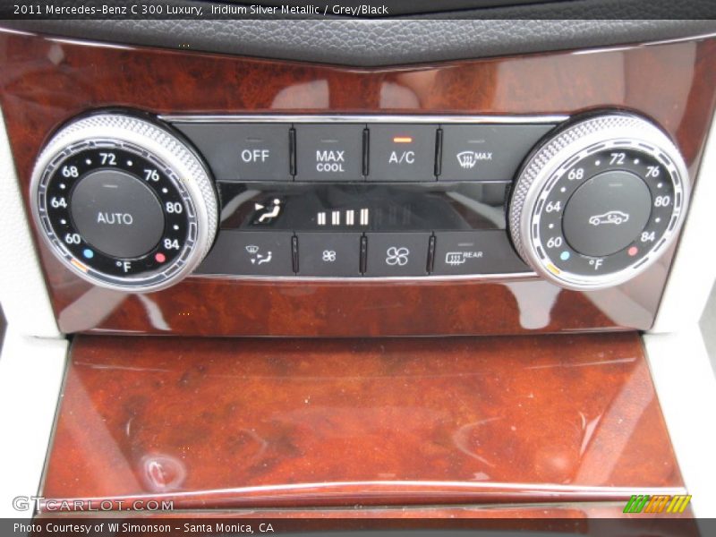 Iridium Silver Metallic / Grey/Black 2011 Mercedes-Benz C 300 Luxury