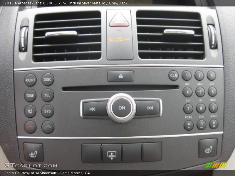 Iridium Silver Metallic / Grey/Black 2011 Mercedes-Benz C 300 Luxury