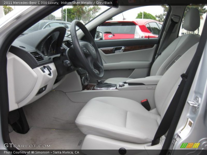 Iridium Silver Metallic / Grey/Black 2011 Mercedes-Benz C 300 Luxury