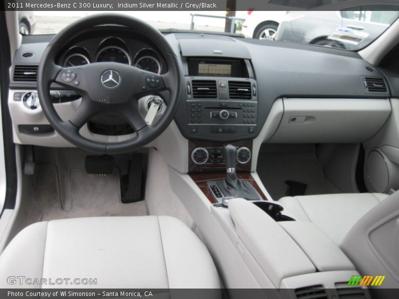 Iridium Silver Metallic / Grey/Black 2011 Mercedes-Benz C 300 Luxury
