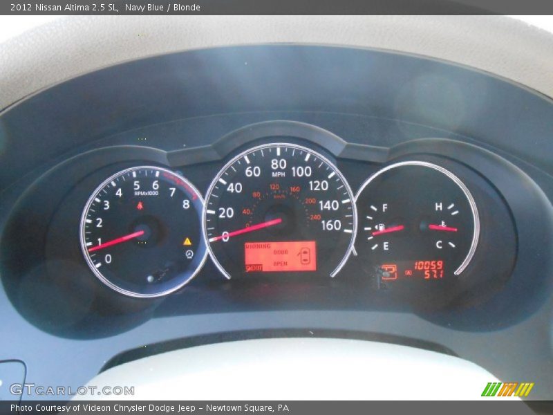 Navy Blue / Blonde 2012 Nissan Altima 2.5 SL