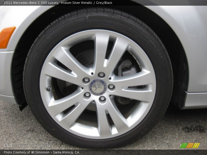 Iridium Silver Metallic / Grey/Black 2011 Mercedes-Benz C 300 Luxury