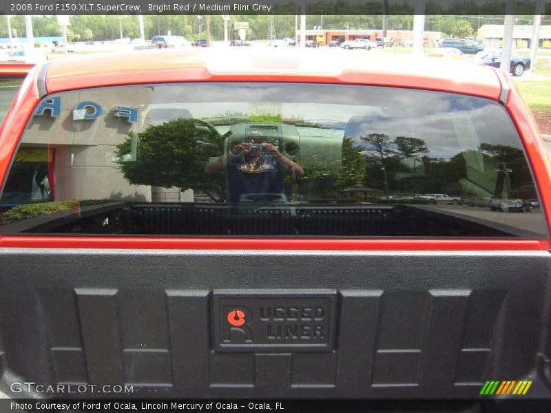 Bright Red / Medium Flint Grey 2008 Ford F150 XLT SuperCrew