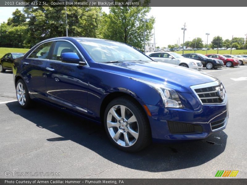 Opulent Blue Metallic / Jet Black/Jet Black Accents 2013 Cadillac ATS 2.5L