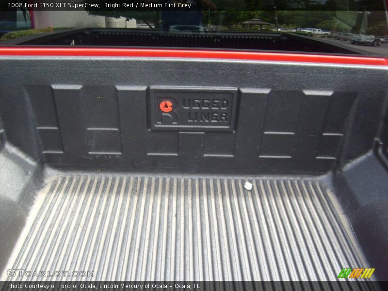 Bright Red / Medium Flint Grey 2008 Ford F150 XLT SuperCrew