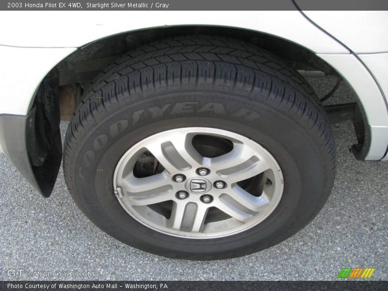 Starlight Silver Metallic / Gray 2003 Honda Pilot EX 4WD