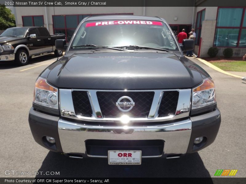 Smoke Gray / Charcoal 2012 Nissan Titan SV Crew Cab