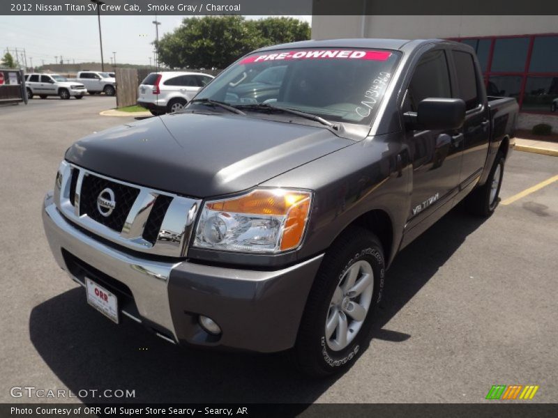 Smoke Gray / Charcoal 2012 Nissan Titan SV Crew Cab