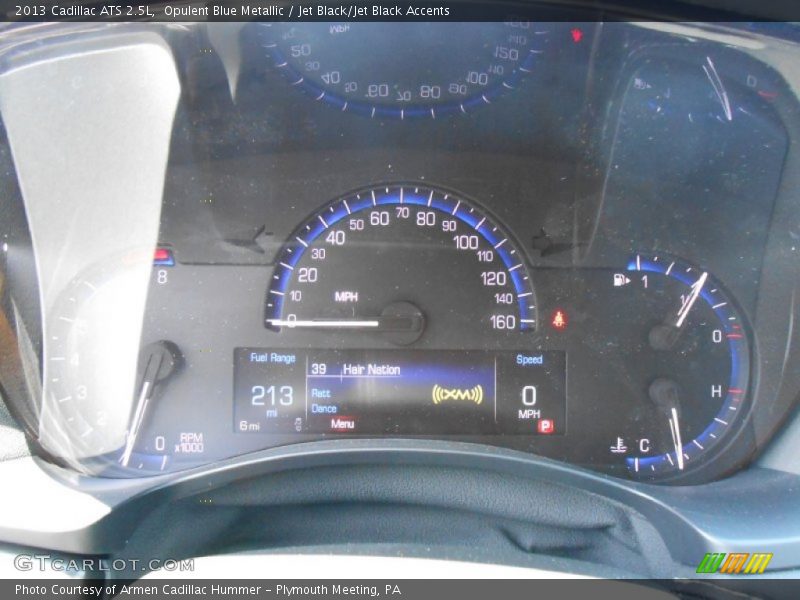 Opulent Blue Metallic / Jet Black/Jet Black Accents 2013 Cadillac ATS 2.5L