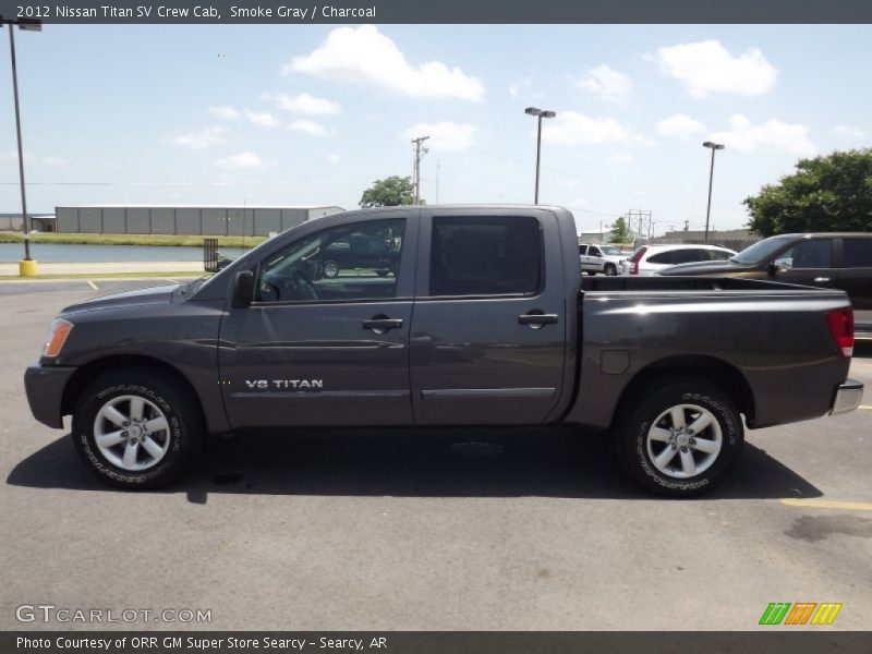 Smoke Gray / Charcoal 2012 Nissan Titan SV Crew Cab