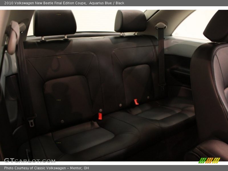 Aquarius Blue / Black 2010 Volkswagen New Beetle Final Edition Coupe