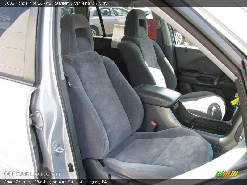 Starlight Silver Metallic / Gray 2003 Honda Pilot EX 4WD