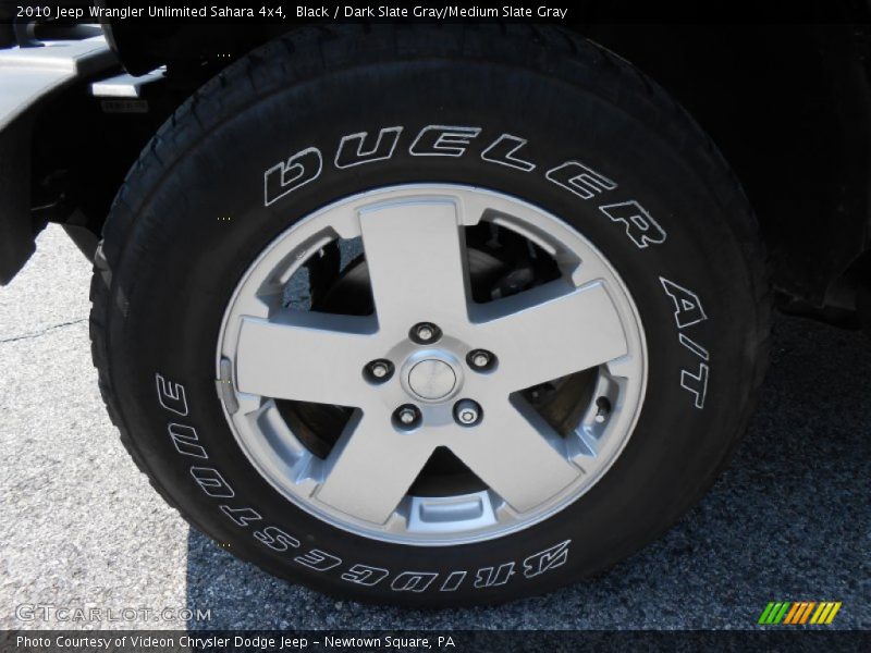 Black / Dark Slate Gray/Medium Slate Gray 2010 Jeep Wrangler Unlimited Sahara 4x4