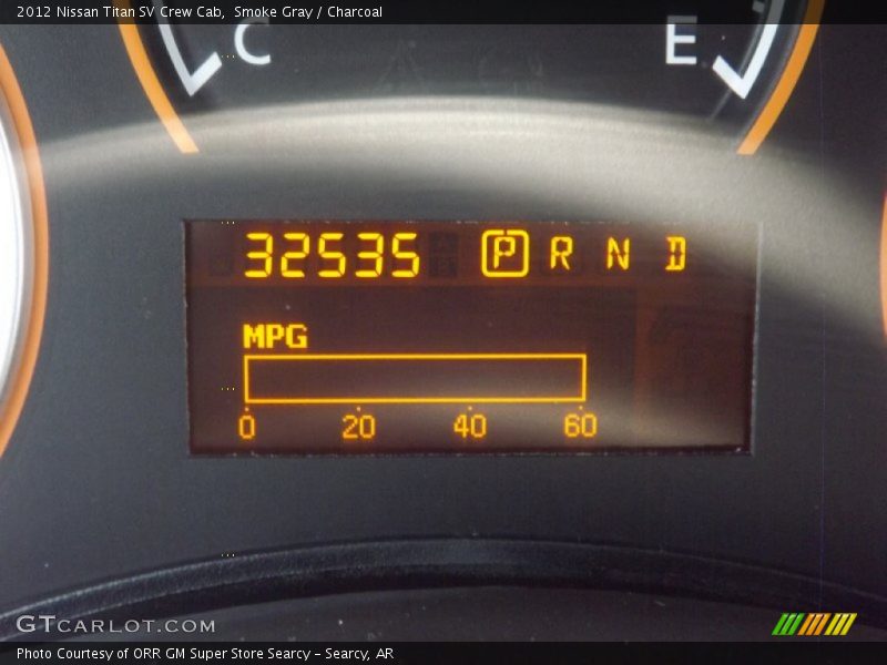 Smoke Gray / Charcoal 2012 Nissan Titan SV Crew Cab