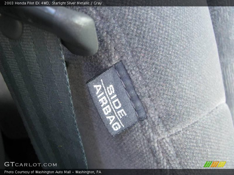 Starlight Silver Metallic / Gray 2003 Honda Pilot EX 4WD