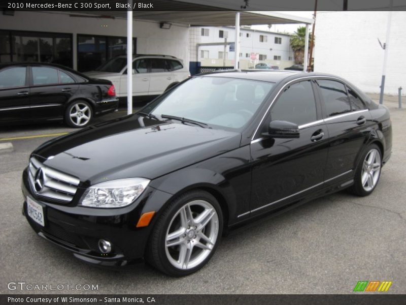 Black / Black 2010 Mercedes-Benz C 300 Sport