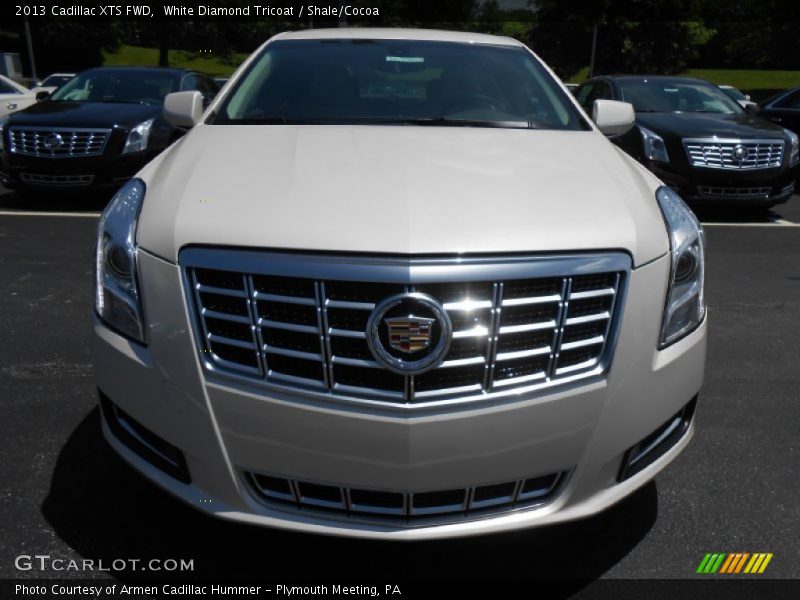 White Diamond Tricoat / Shale/Cocoa 2013 Cadillac XTS FWD