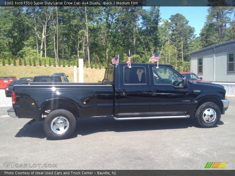 Black / Medium Flint 2002 Ford F350 Super Duty Lariat Crew Cab 4x4 Dually