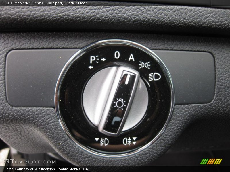 Black / Black 2010 Mercedes-Benz C 300 Sport