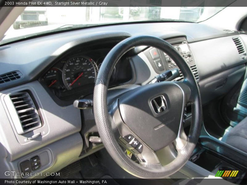 Starlight Silver Metallic / Gray 2003 Honda Pilot EX 4WD