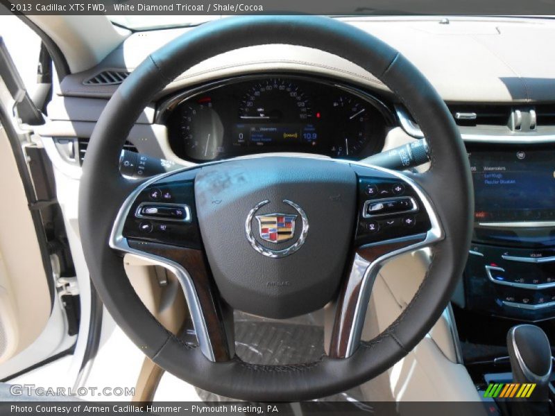 White Diamond Tricoat / Shale/Cocoa 2013 Cadillac XTS FWD