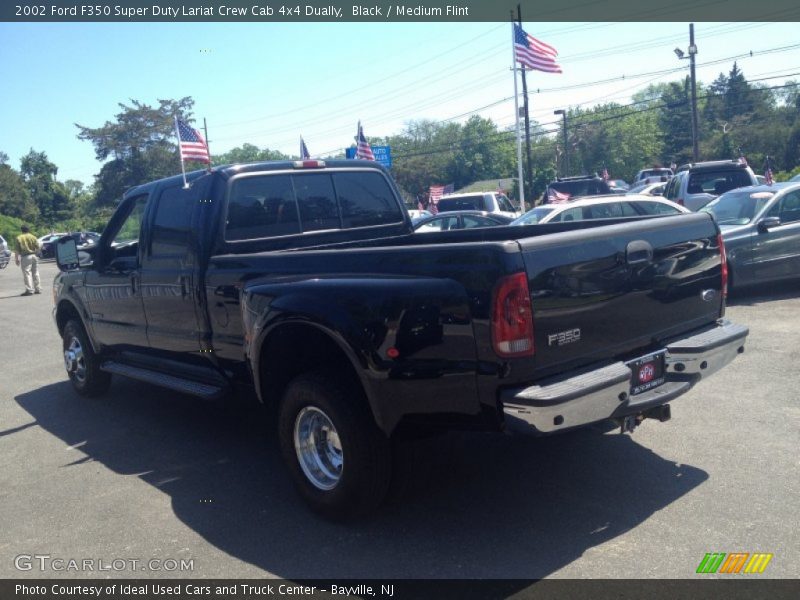 Black / Medium Flint 2002 Ford F350 Super Duty Lariat Crew Cab 4x4 Dually